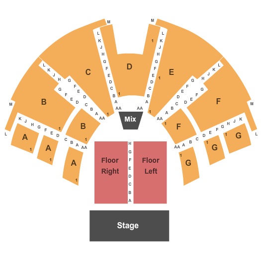 Center Stage Theater Atlanta Seating Chart